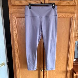 90 Degree by reflex Lavender Cropped Active Leggings size large